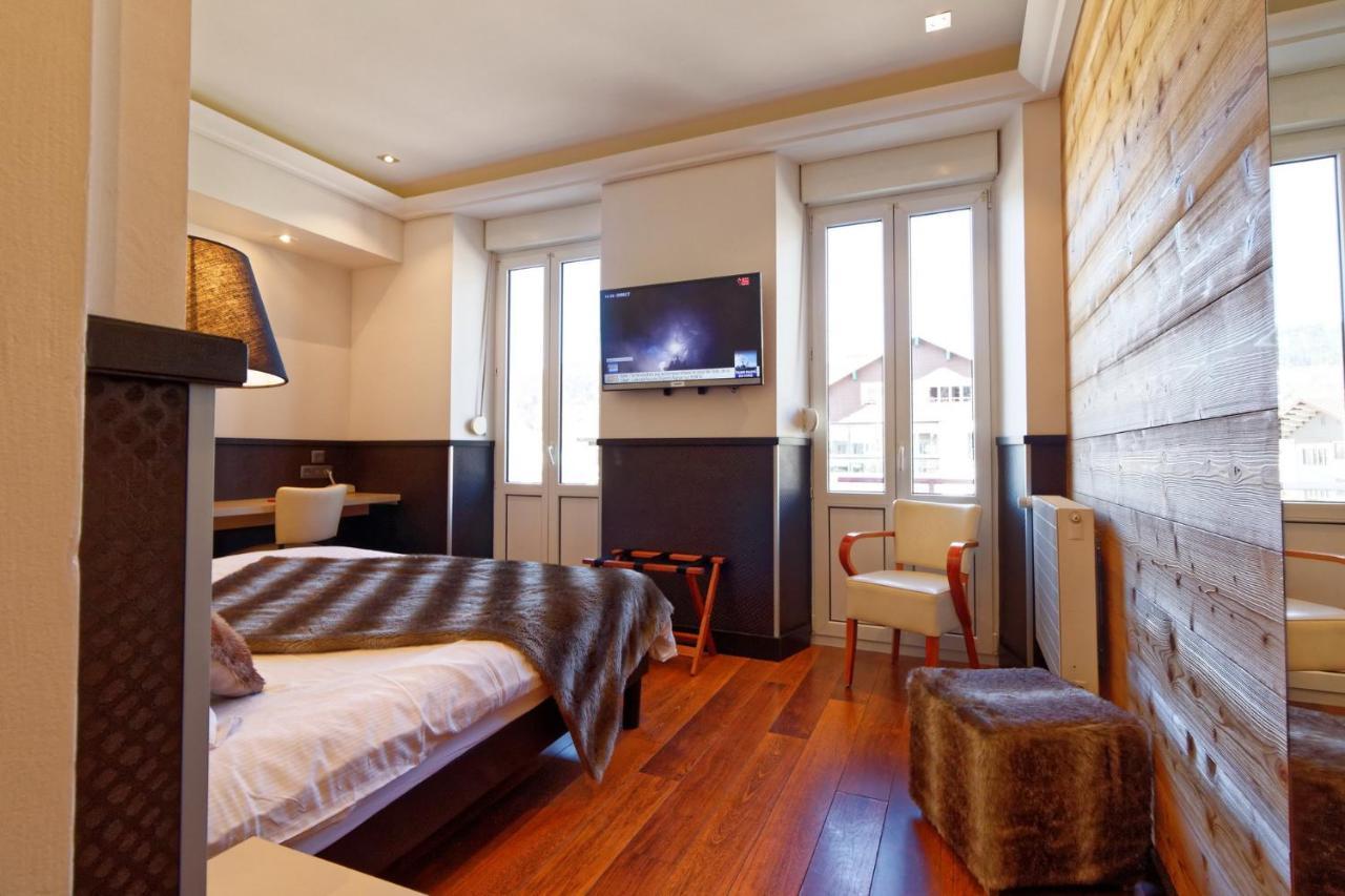 Logis Hotel Des Bains Gérardmer Exteriör bild
