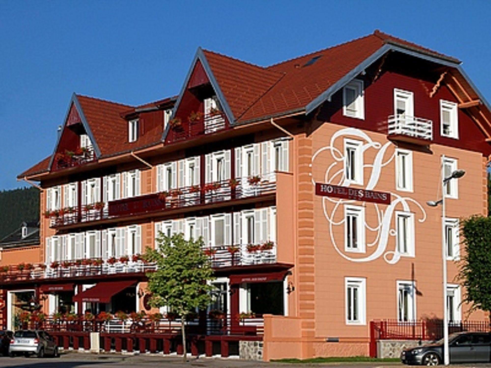 Logis Hotel Des Bains Gérardmer Exteriör bild